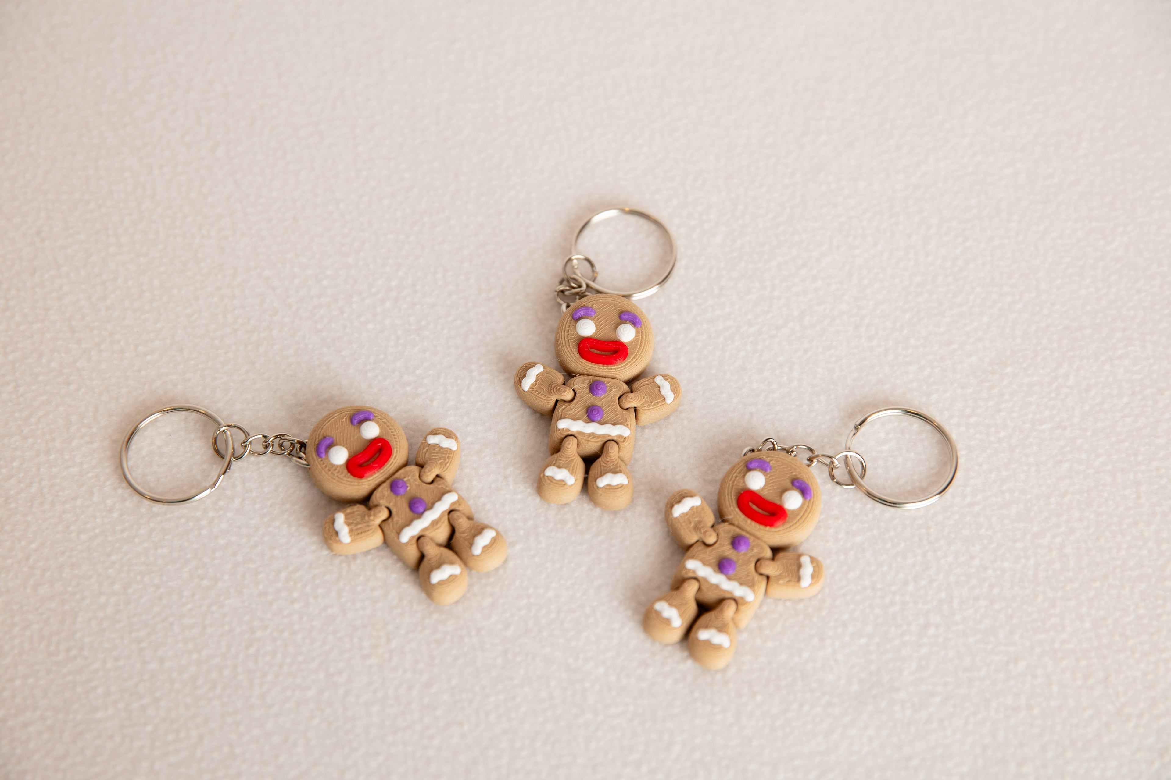 Gingerbread Man Keychain