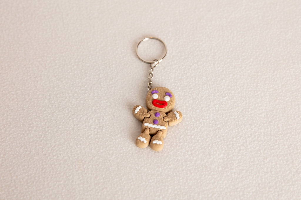 Gingerbread Man Keychain