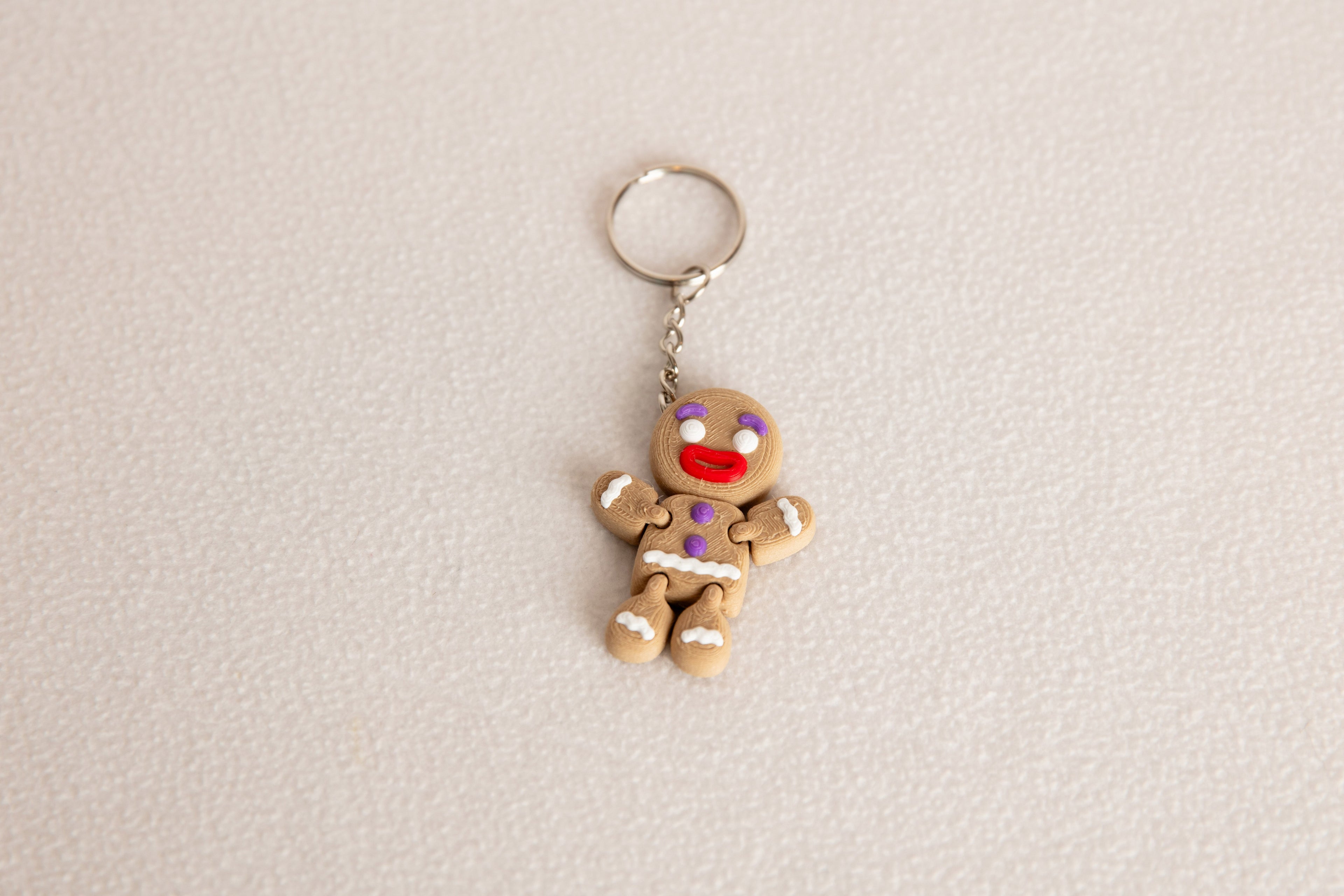 Gingerbread Man Keychain