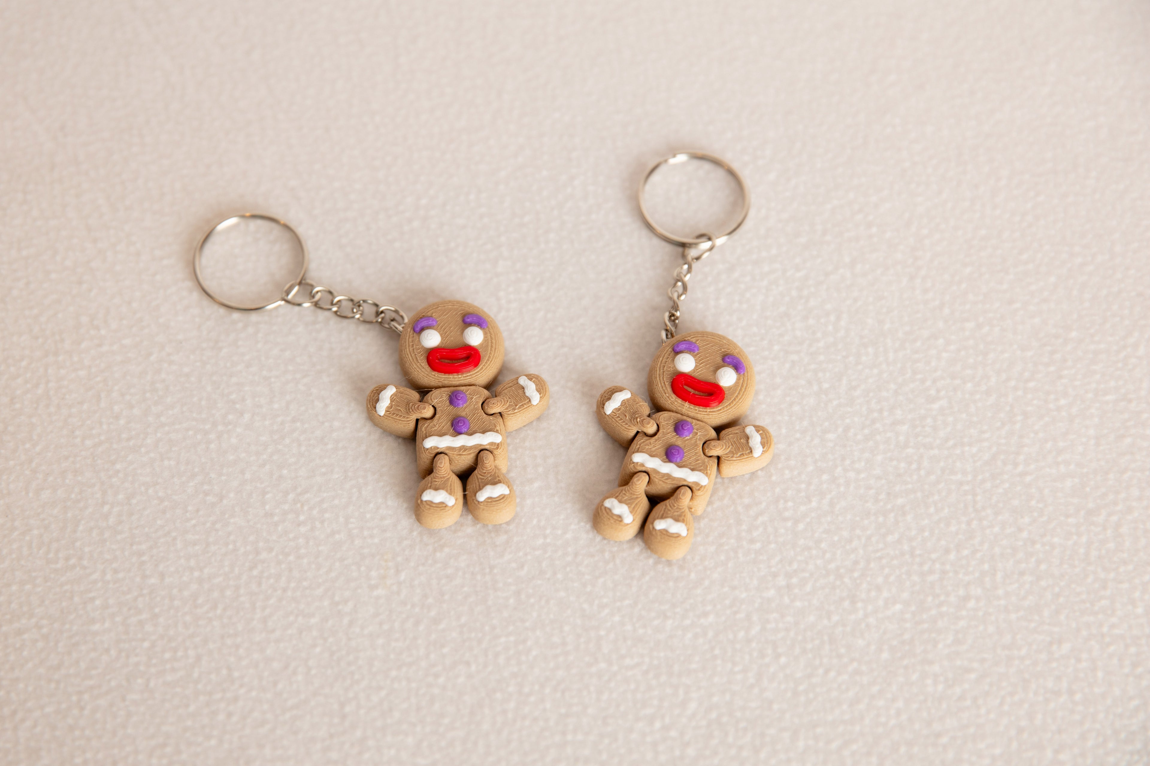 Gingerbread Man Keychain