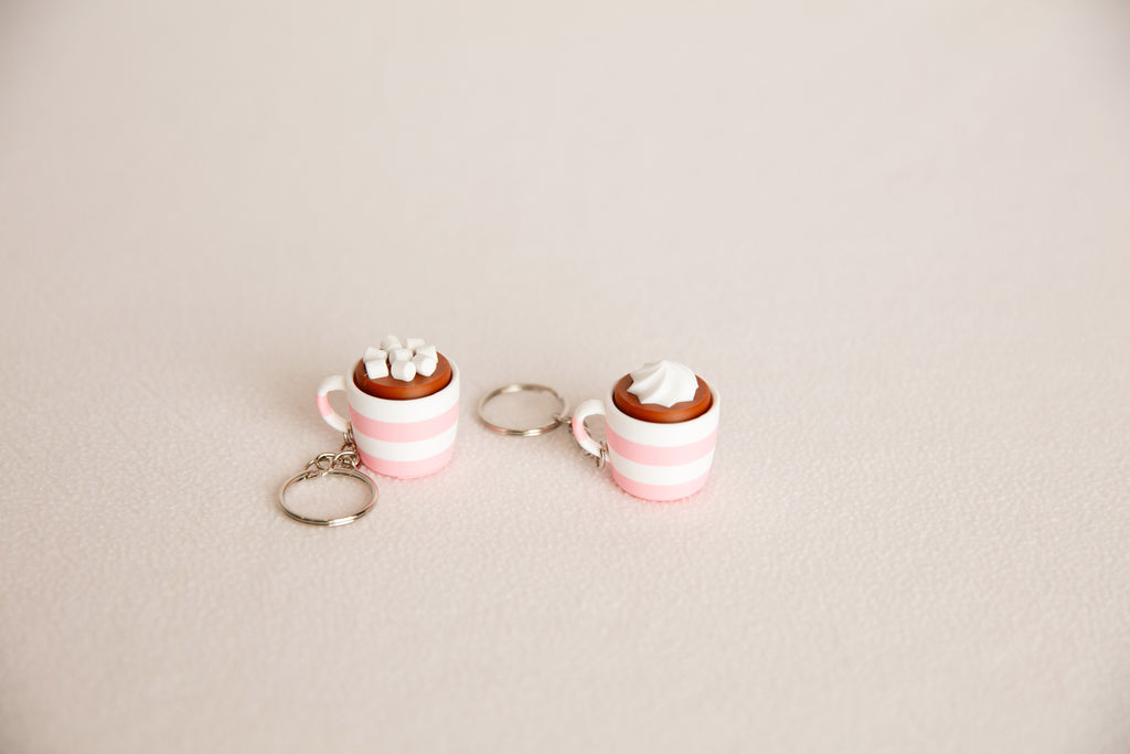 Hot Chocolate Clicker Keychain