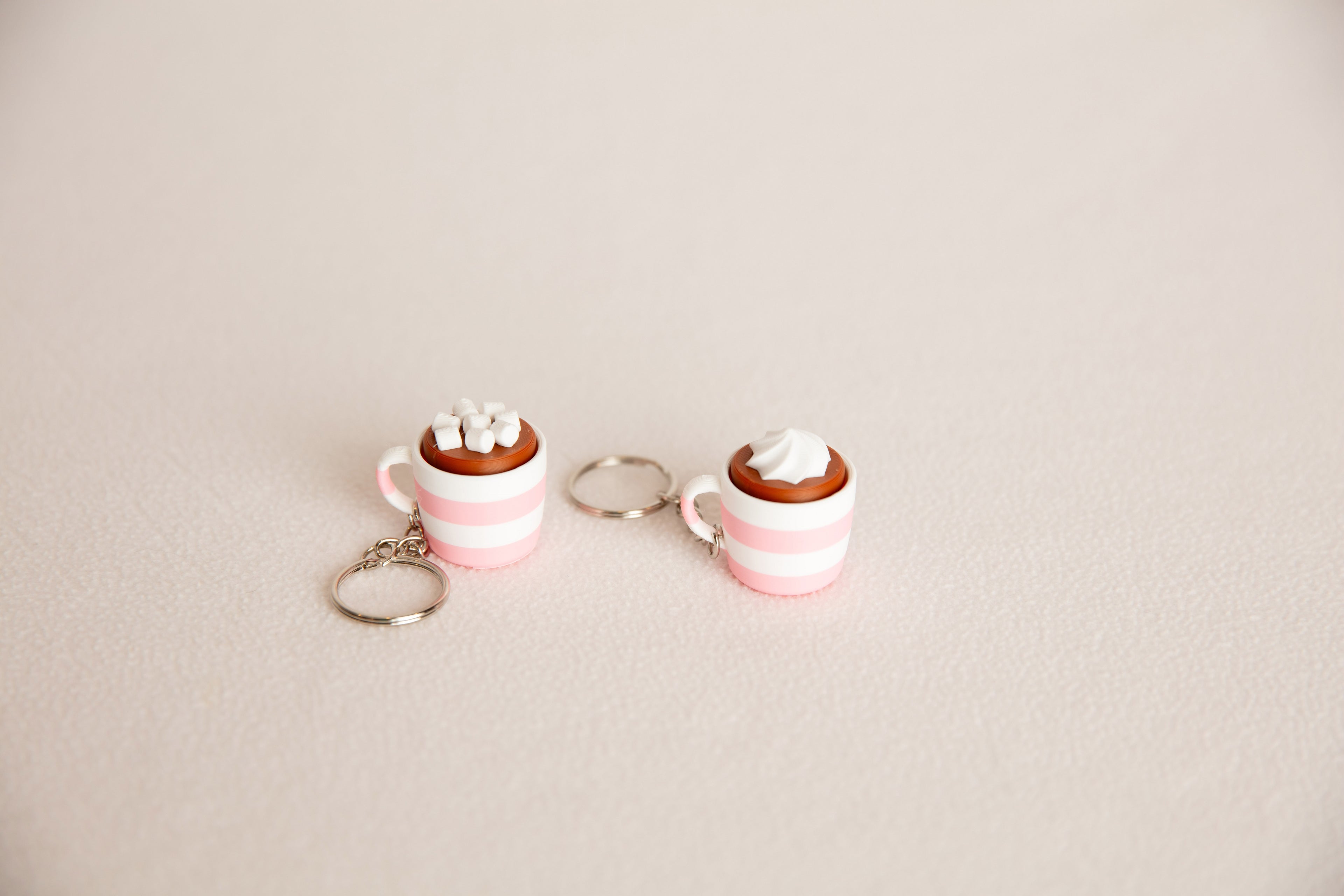Hot Chocolate Clicker Keychain