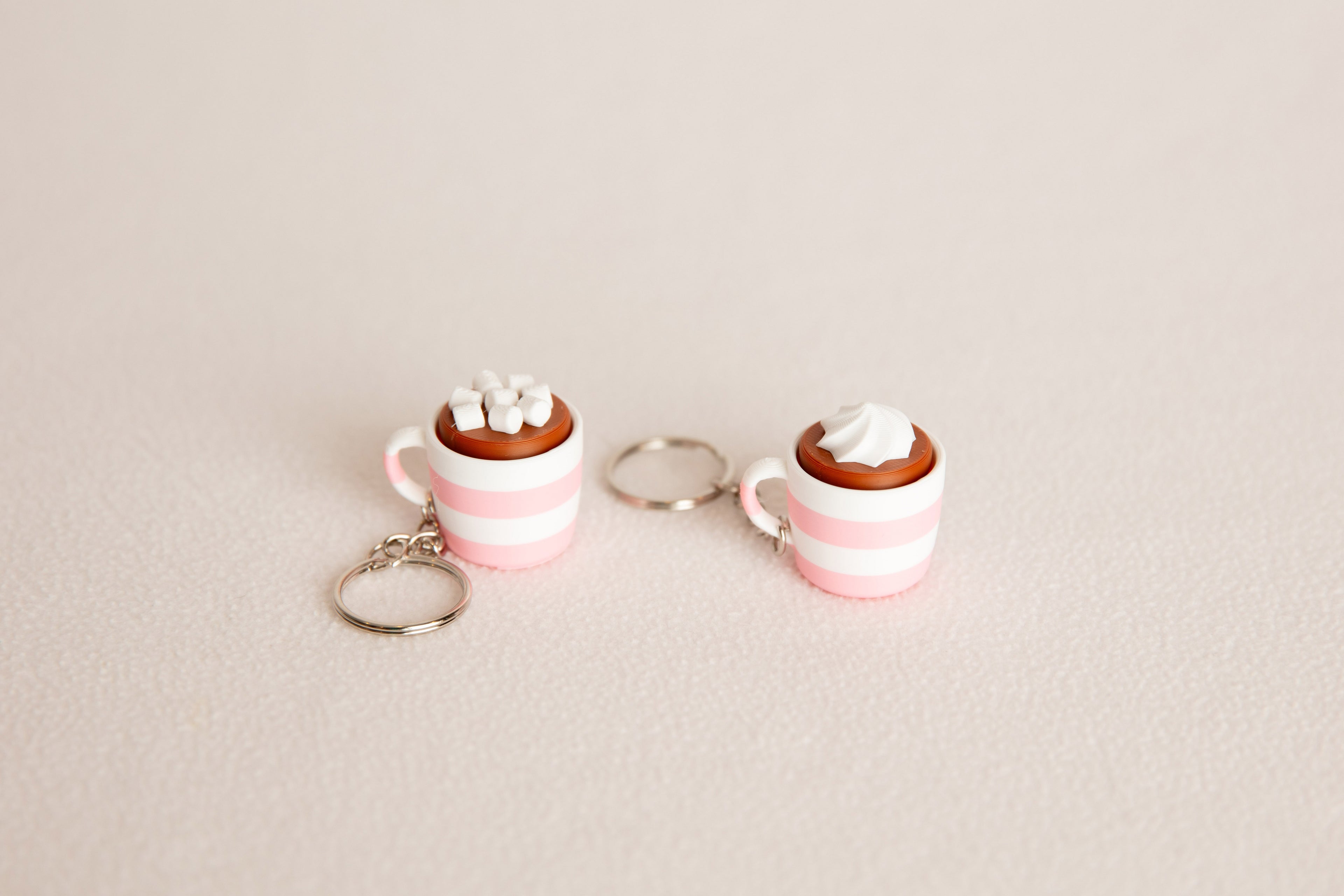 Hot Chocolate Clicker Keychain