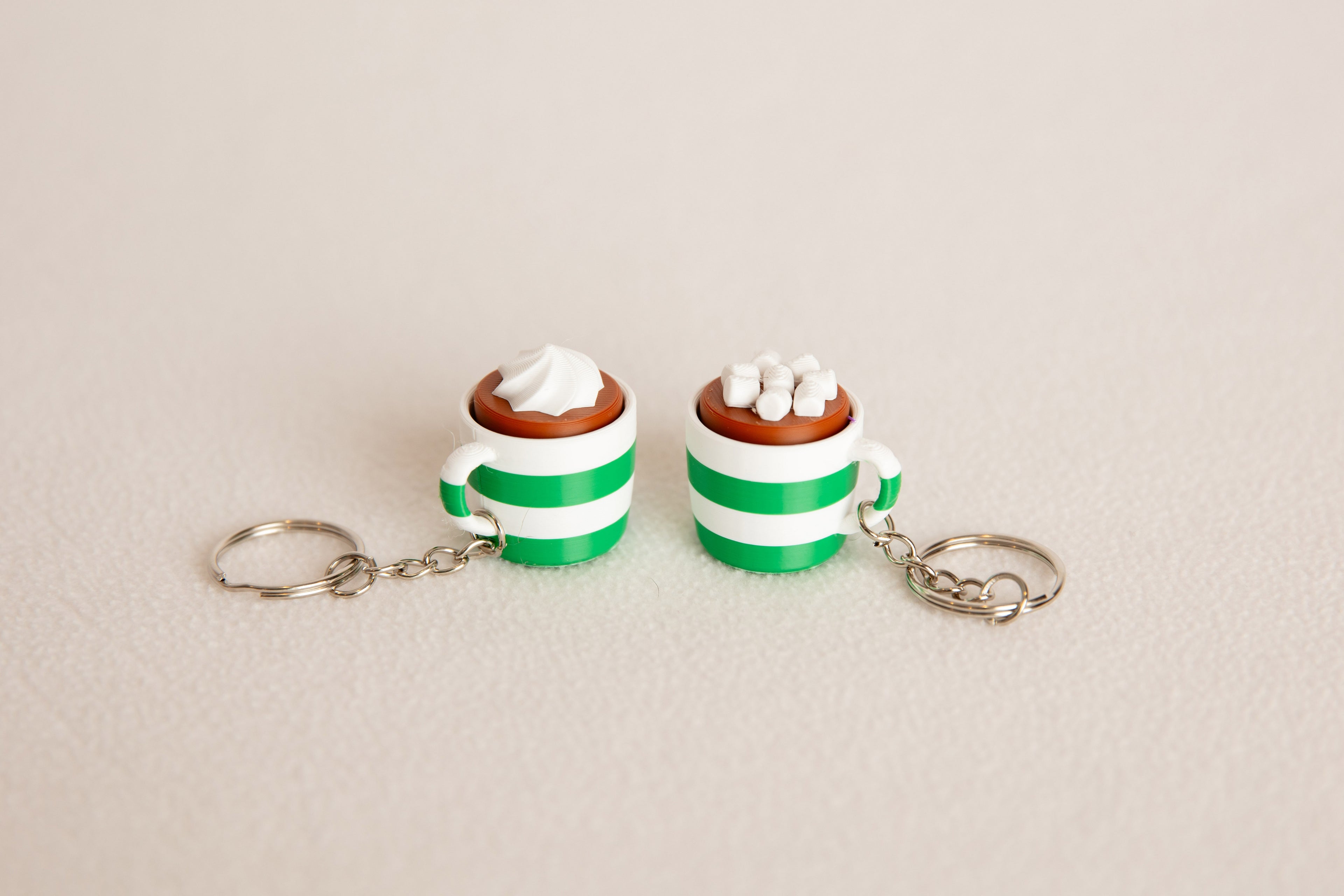 Hot Chocolate Clicker Keychain