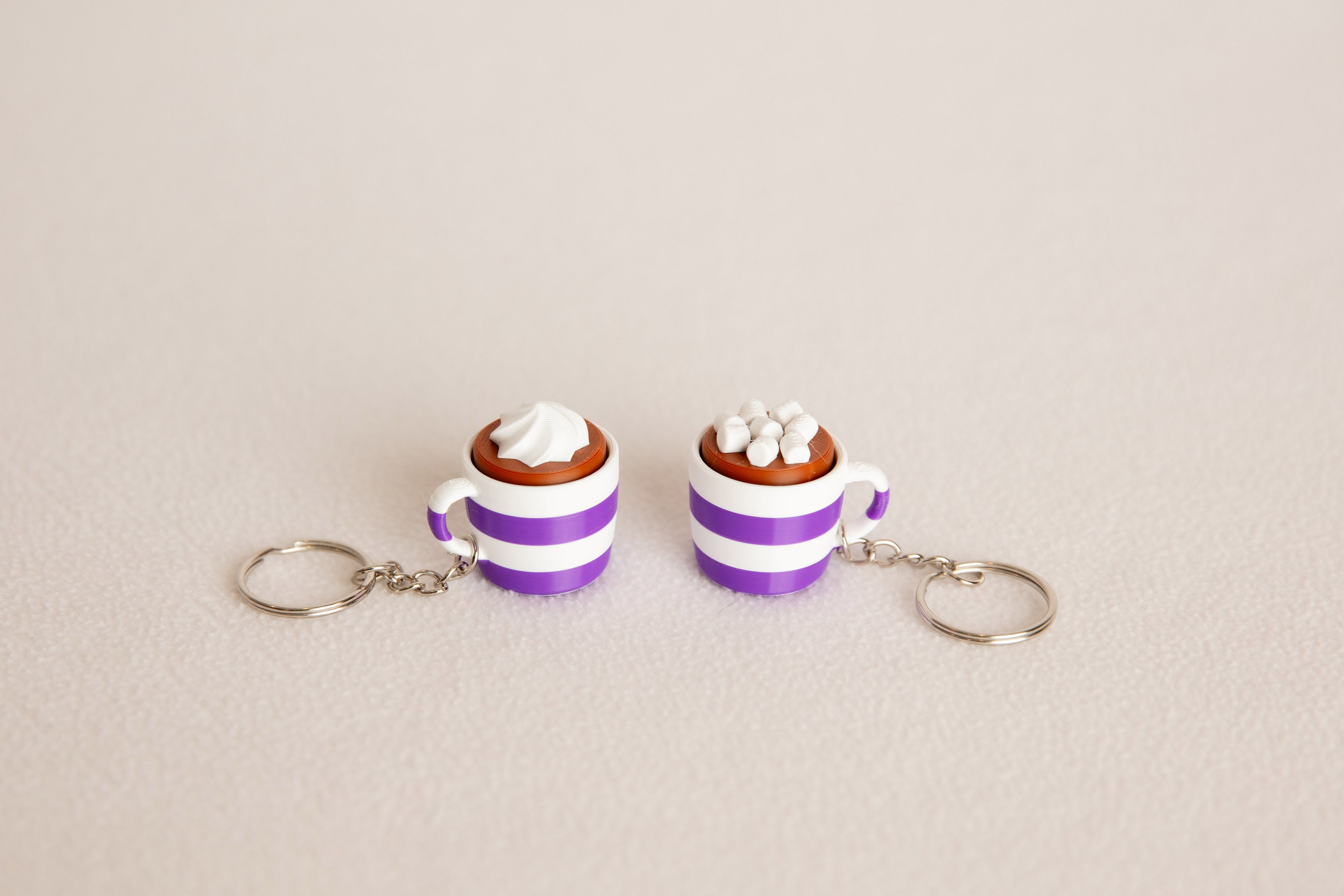 Hot Chocolate Clicker Keychain