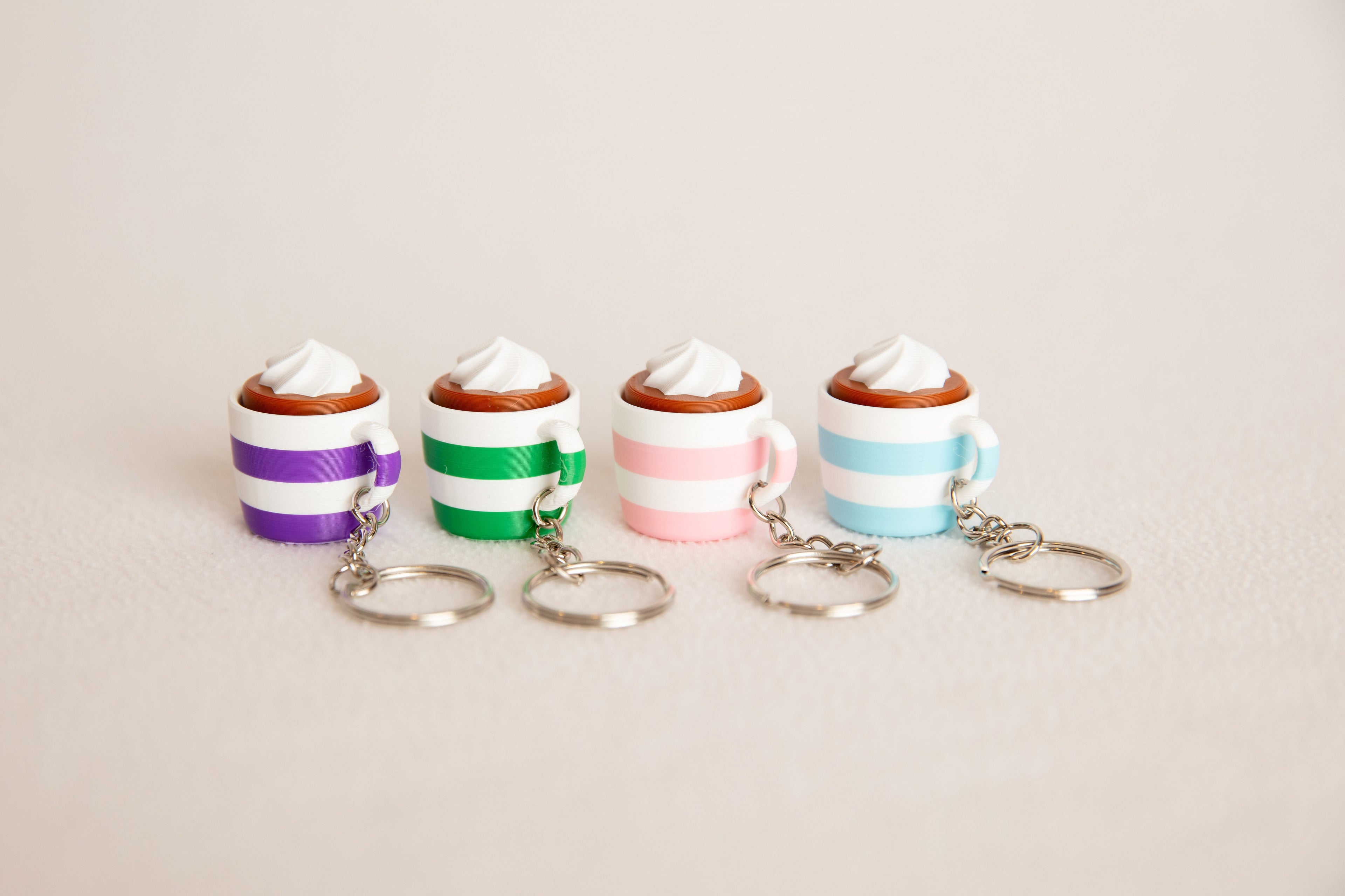 Hot Chocolate Clicker Keychain