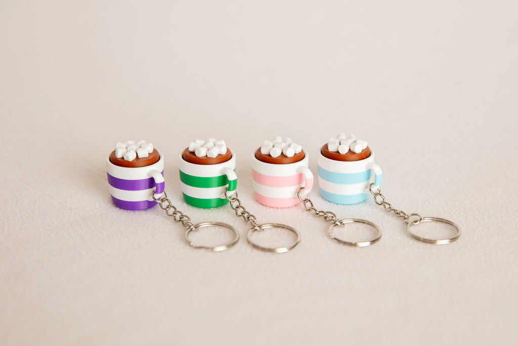 Hot Chocolate Clicker Keychain