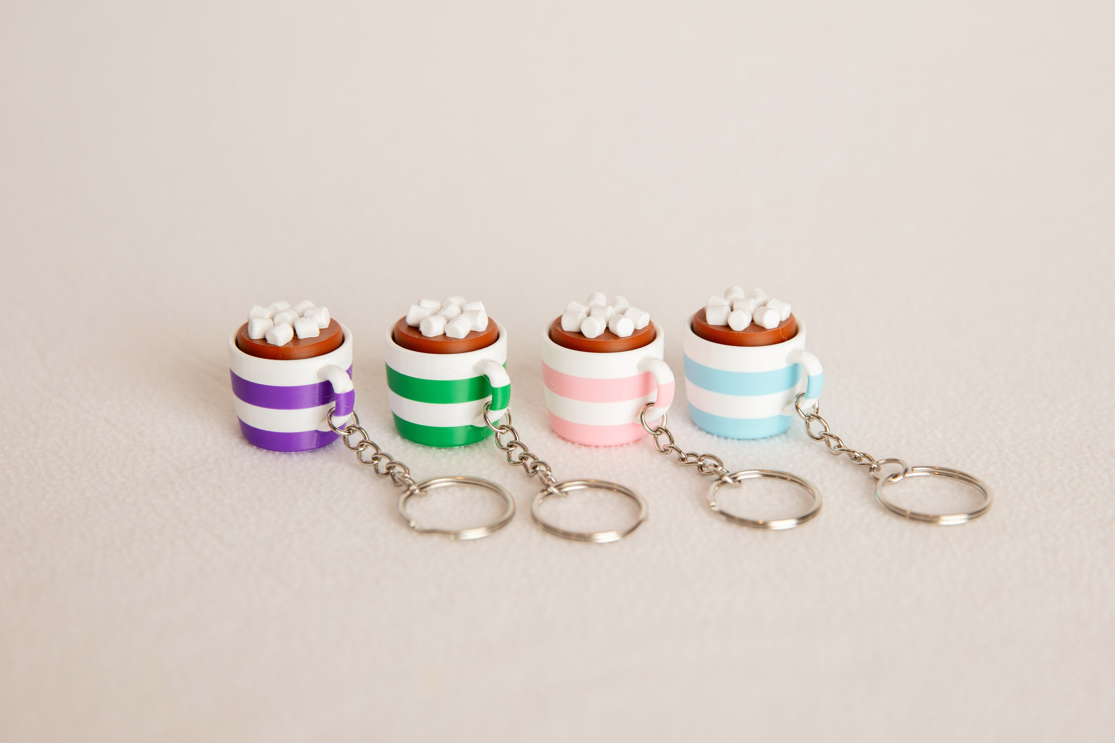 Hot Chocolate Clicker Keychain