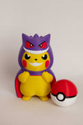 Pikachu Wearing Gengar Costume