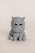 Angry Hippo Figurine