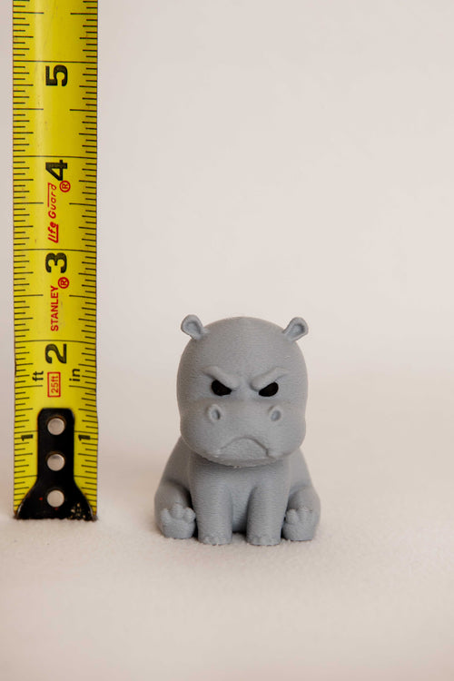 Angry Hippo Figurine