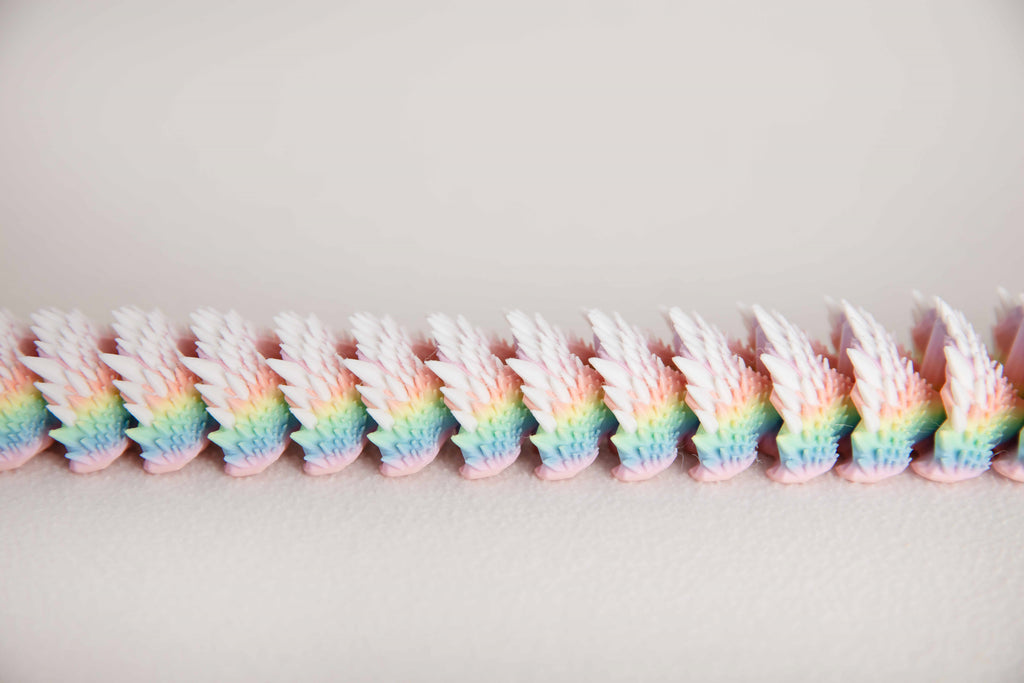 30-Inch Articulated Fidget Snake – Custom Two-Color Flexible Desk Toy