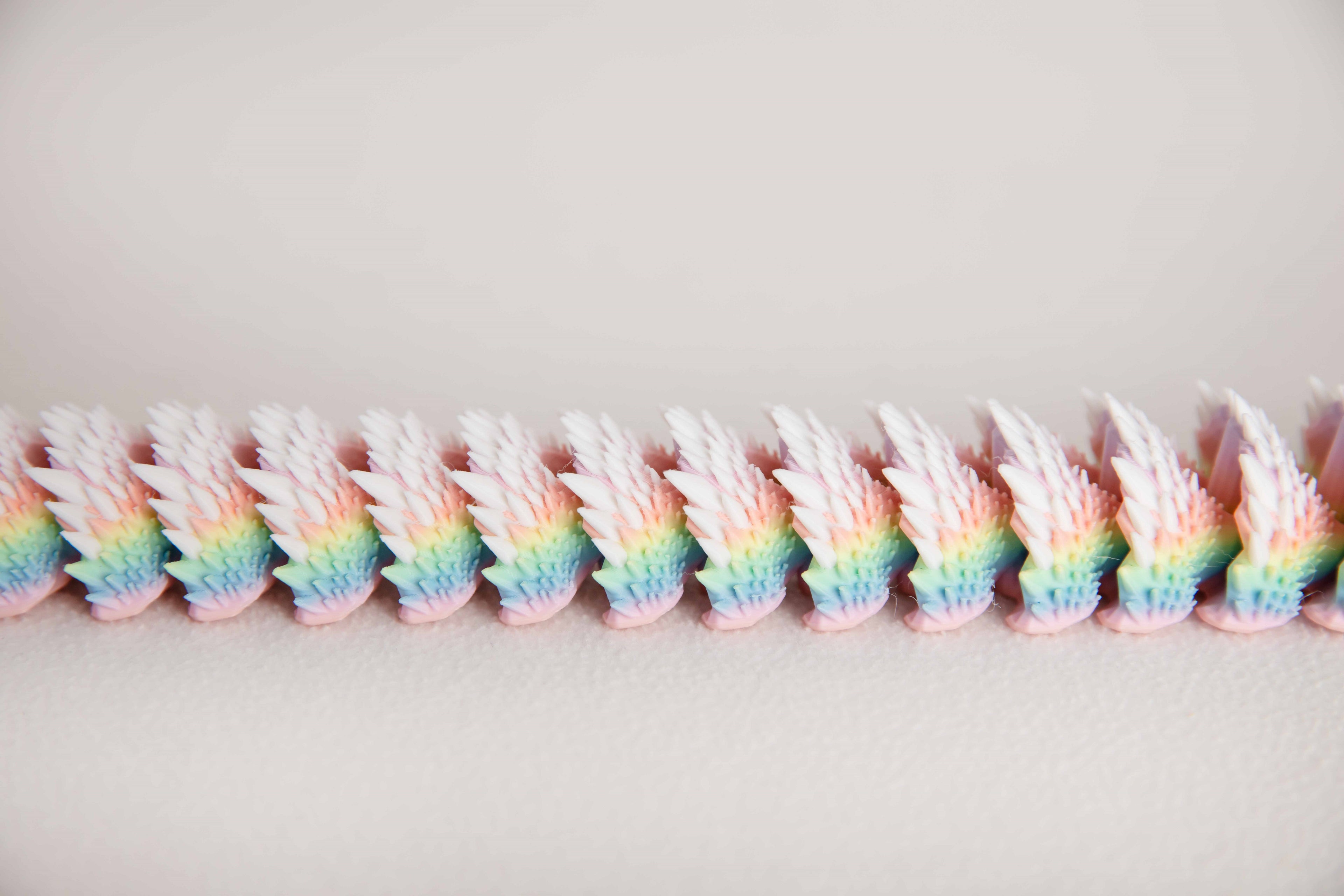 30-Inch Articulated Fidget Snake – Custom Two-Color Flexible Desk Toy