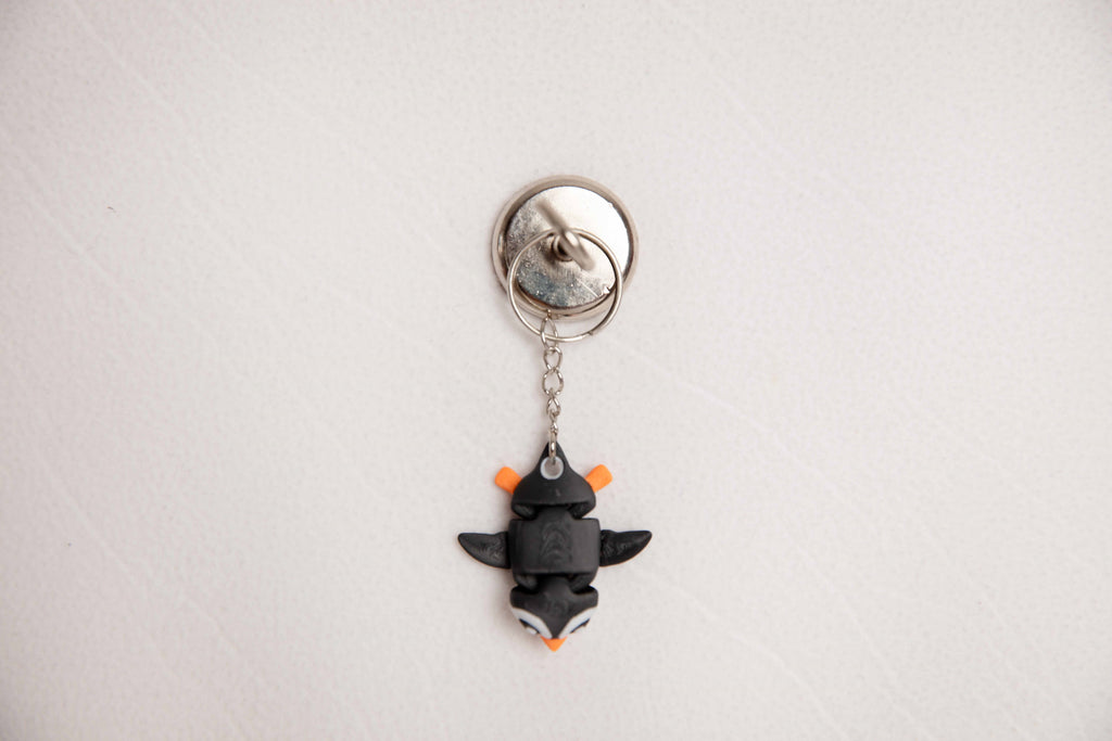 Penguin Fidget Keychain – Cute Articulated Penguin for Stress Relief
