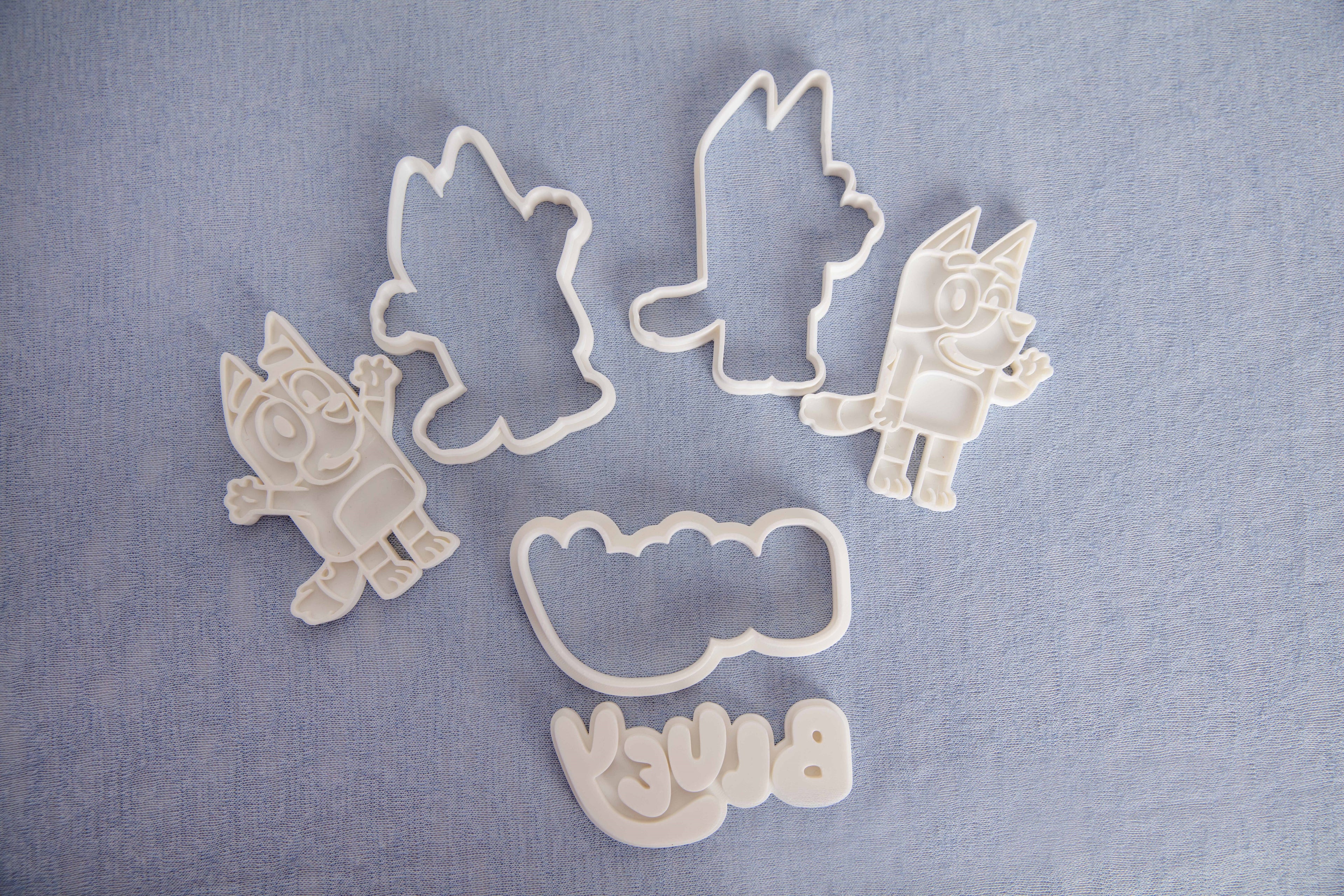 Bluey Cookie Cutters Set