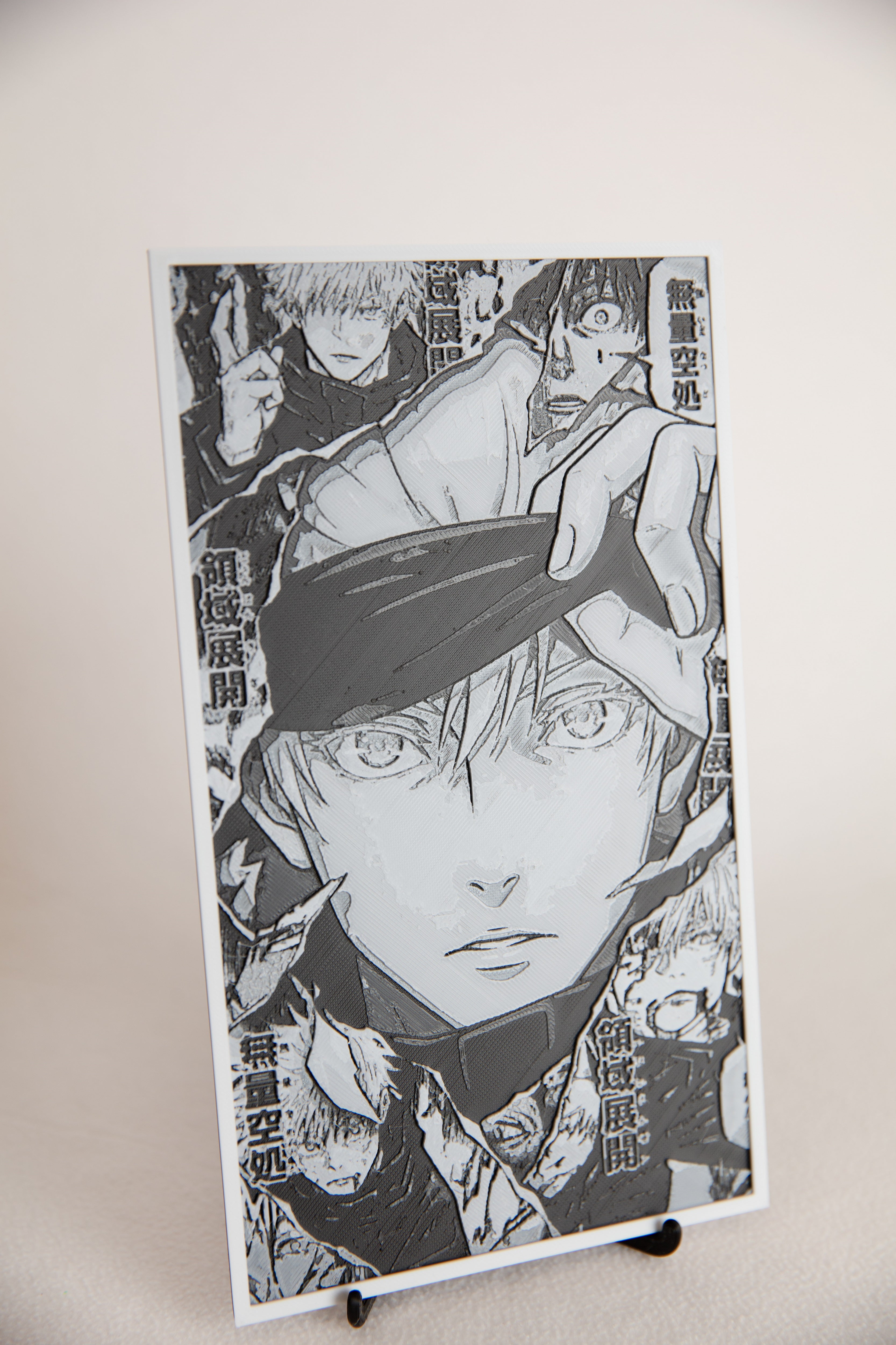 Gojo Hueforge Black and White