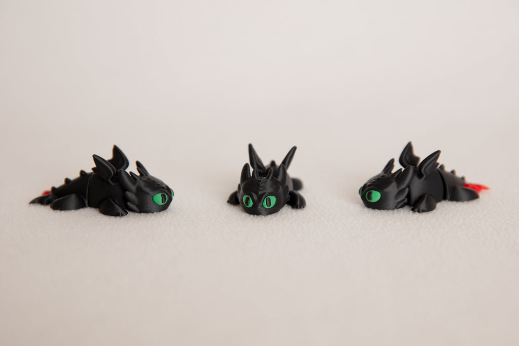 Mini Toothless Figurine