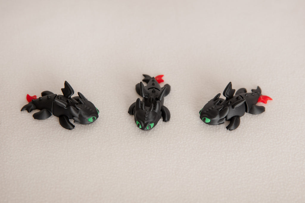 Mini Toothless Figurine