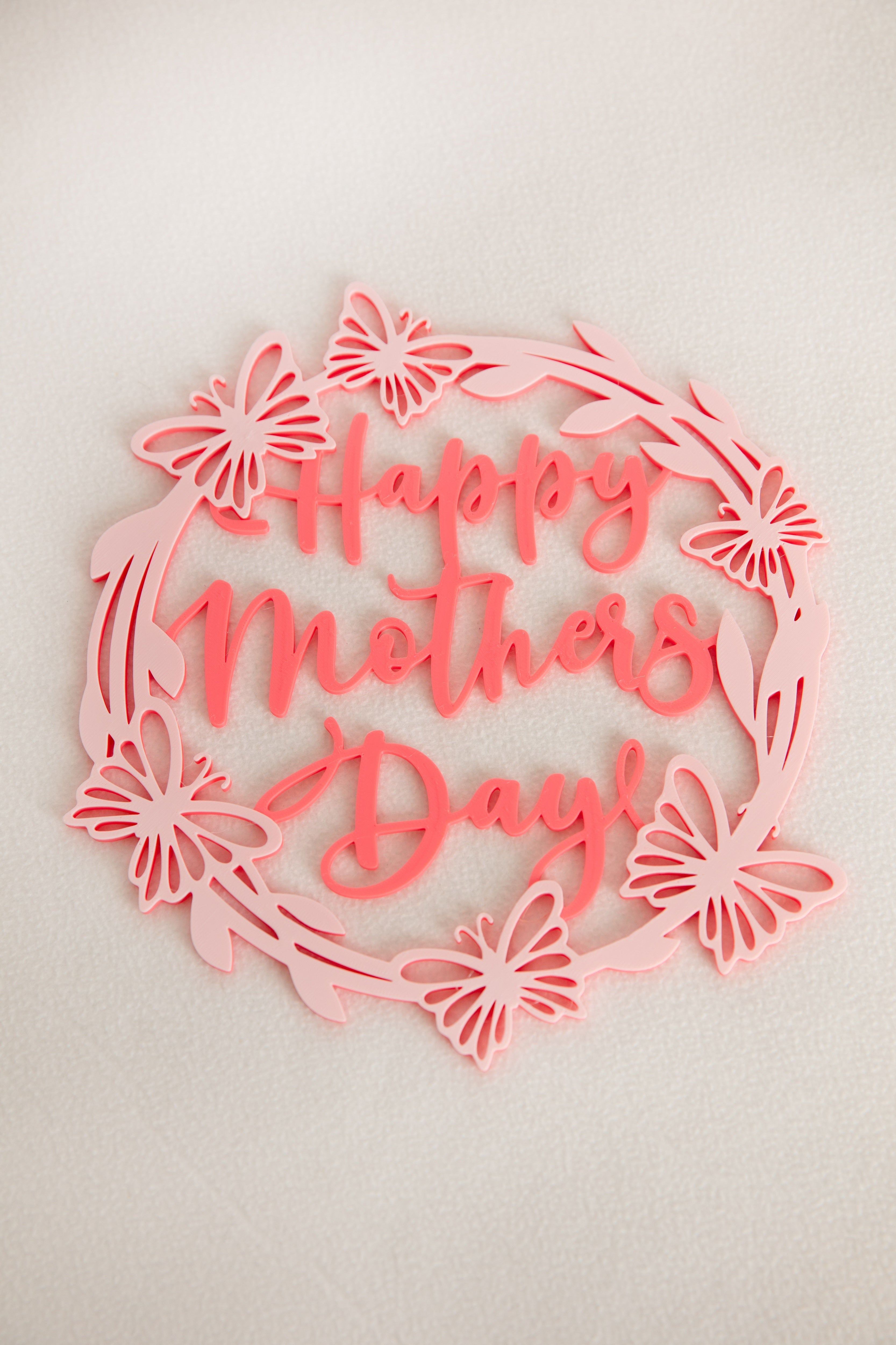Floral Mothers Day Sign