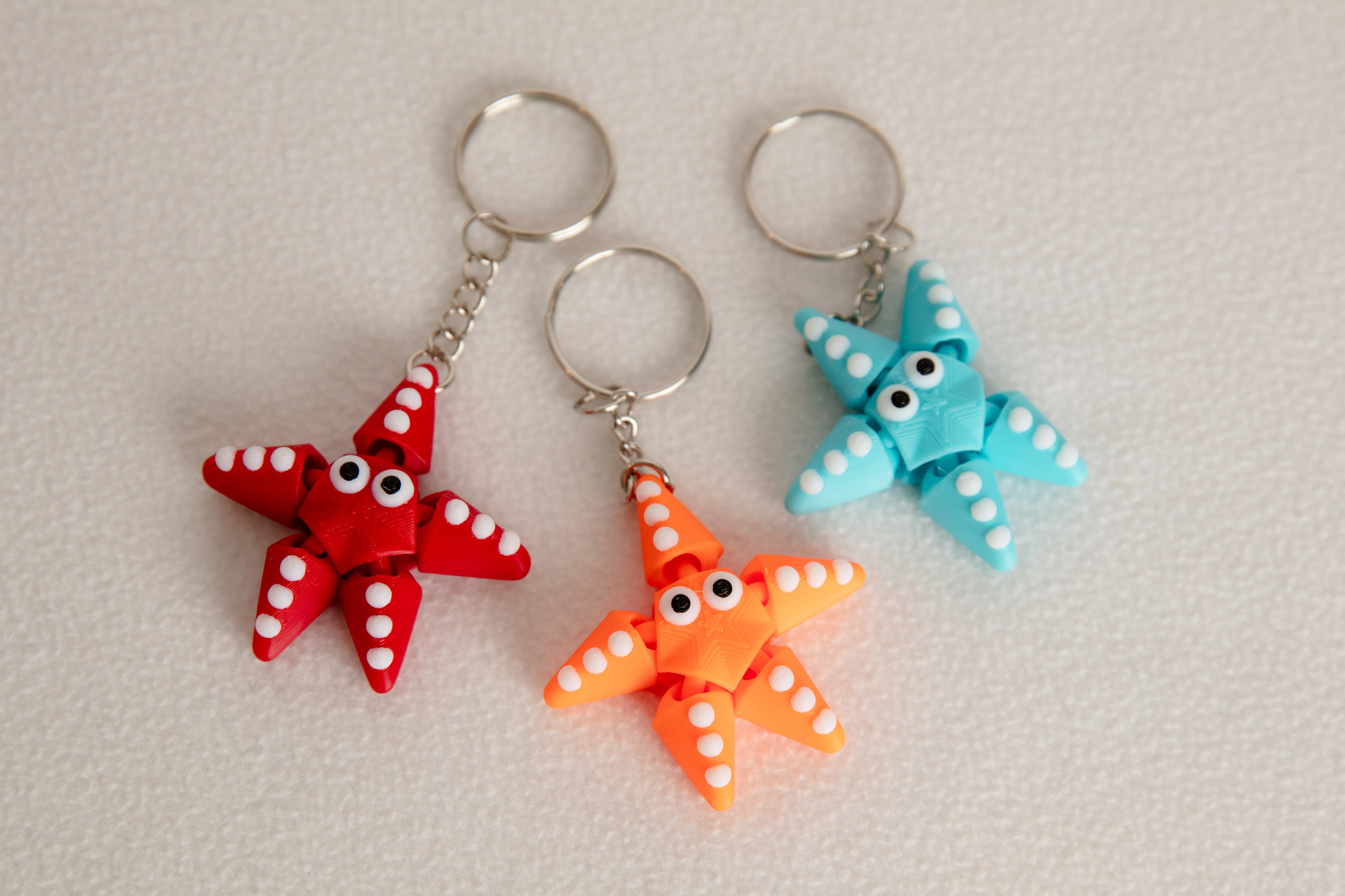Starfish Keychain